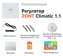 ZONT Climatic 1.1 Погодозависимый автоматический GSM / Wi-Fi регулятор (1 ГВС + 1прямой/смесительный) с доставкой в Северск